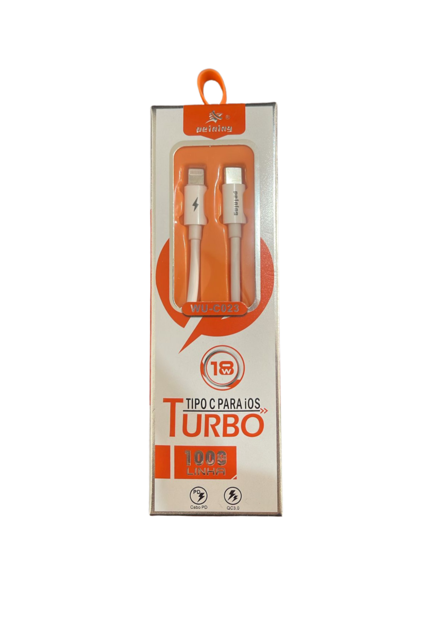 CABO CARREGADOR TURBO TIPO C - IOS