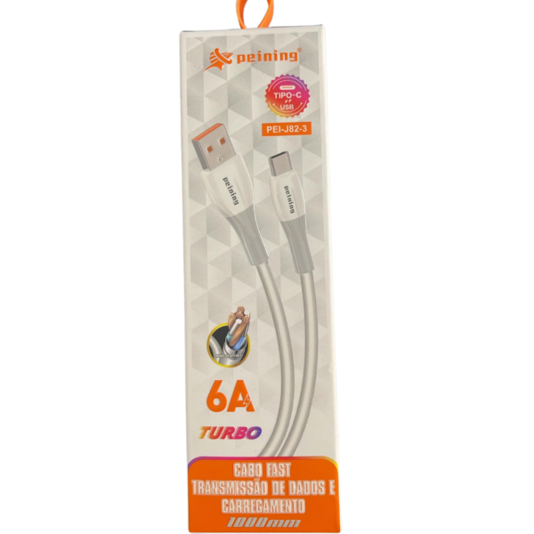 CABO CARREGADOR TURBO USB - C