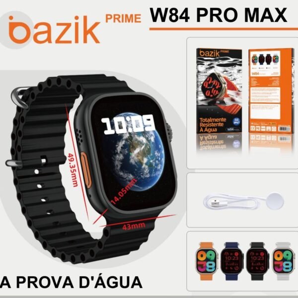 SMARTWATCH W84 PRO MAX - BASIK BLACK