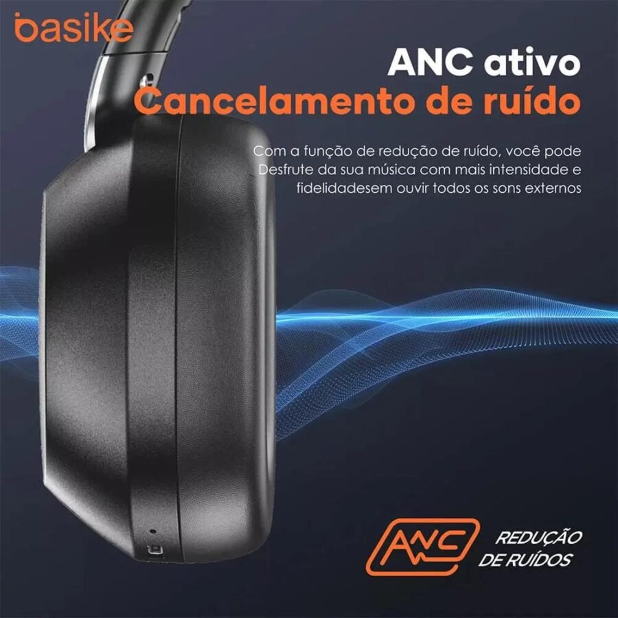 HEADSET BASIKE PRETO - Image 2